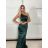 Šaty dlhé spoločenské bez rukávu dámske (S/M/L ONE SIZE) TALIANSKA MÓDA IMPBB25B24908/DU -   svetlo modrá -   S/M/L
