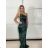 Šaty dlhé spoločenské bez rukávu dámske (S/M/L ONE SIZE) TALIANSKA MÓDA IMPBB25B24908/DU -   svetlo modrá -   S/M/L