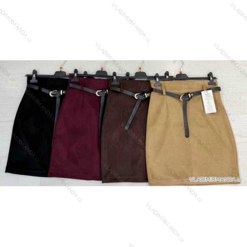 Sukňa stredne dlhá dámska (XS/S/M ONE SIZE) TALIANSKA MÓDA IMM25M6630