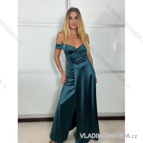 Šaty dlhé spoločenské carmen dámske (S/M/L ONE SIZE) TALIANSKA MÓDA IM3250007