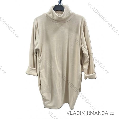 Šaty teplé s rolákom dlhý rukáv dámske (XS/S/M ONE SIZE) TALIANSKA MÓDA IMM25M24858