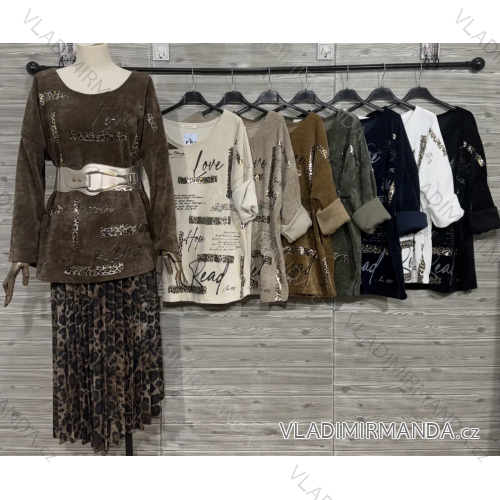 Tunika teplá dlhý rukáv dámska (S/M/L ONE SIZE) IMPOZ25LW-91137