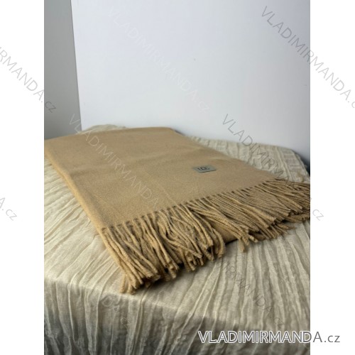 Šál teplá kašmírová dlhá dámska (ONE SIZE) ORCHIDEJ ORC25DN514-125/DUR ONE SIZE hnědá camel