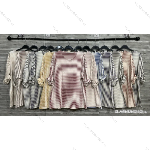 Tričko predĺžené dlhý rukáv dámske (S/M/L ONE SIZE) IMPOZ25YSM-28787