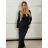 Šaty elegantný dlhý rukáv dámske (S/M/L ONE SIZE) TALIANSKA MÓDA IMM25M42815