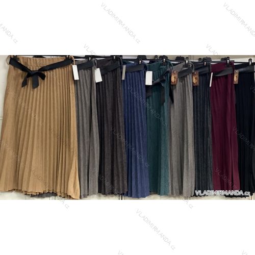 Sukňa teplá krátka dámska (S/M/L ONE SIZE) TALIANSKA MÓDA IMC25559