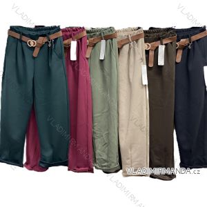 Nohavice s opaskom dámske (S/M/L ONE SIZE) TALIANSKA MÓDA IMC25562