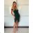 Šaty elegantné carmen krátké bez rukávov dámske (S/M ONE SIZE) TALIANSKA MóDA IM322308