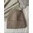 Čiapka zimná dámska (ONE SIZE) BEST EMÍLIA LIS25MZ-538/DUR ONE SIZE hnedá camel