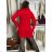 Šaty úpletové dlhý rukáv dámske INES (XS/S/M ONE SIZE) TALIANSKA MÓDA IMM25M9060/DUR černá XS/S/M