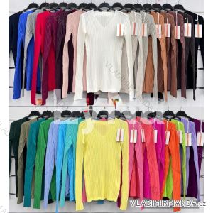 Sveter teplý dlhý rukáv dámsky (S/M/L ONE SIZE) IMWDL2510228