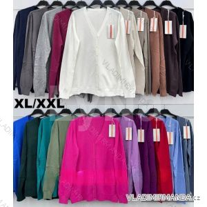 Sveter tenký na gombíky dlhý rukáv dámsky nadrozmer (XL/2XL ONE SIZE) IMWDL2510231