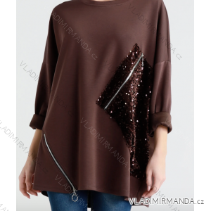 Tunika 3/4 dlhý rukáv dámska (S/M/L ONE SIZE) TALIANSKA MÓDA IMPLI2507441