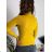 Sveter úpletový dlhý rukáv dámsky (S/M/L ONE SIZE) TALIANSKA MÓDA EXTRA ME IMM22FD5806