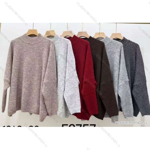 Sveter teplý dlhý rukáv dámsky (S/M/L ONE SIZE) TALIANSKA MÓDA IMWKK2511750