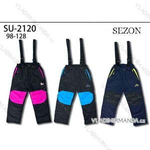 Nohavice oteplováky detské chlapčenské a dievčenské (98-128) SEZON SEZ25SU-2120