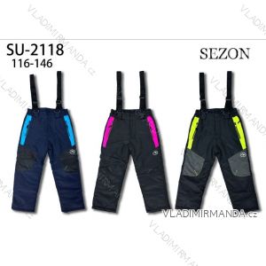 Nohavice oteplováky detské až dorast chlapčenské a dievčenské (116-146) SEZON SEZ25SU-2118