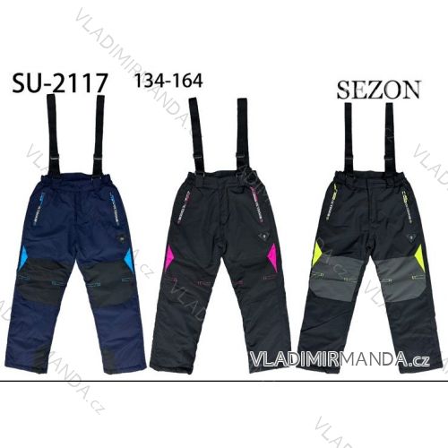Nohavice oteplováky dorast chlapčenské a dievčenské (134-164) SEZON SEZ25SU-2117