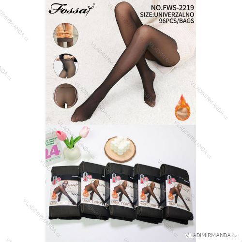 Nohavice pančuchové zateplené dámske (S/M/L ONE SIZE) FOS25FWS-2219