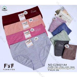 Nohavičky bavlnené dámske nadrozmer (2XL-5XL) FNF25CZ8021A