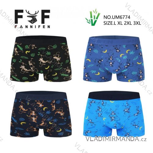 Boxerky bambusové pánske nadrozmer (L-3XL) FNF25UM6774
