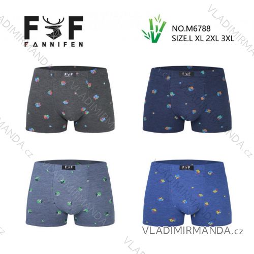 Boxerky bambusové pánske nadrozmer (L-3XL) FNF25M6788
