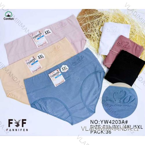 Nohavičky bavlnené dámske nadrozmer (2XL-5XL) FNF25YW4203A