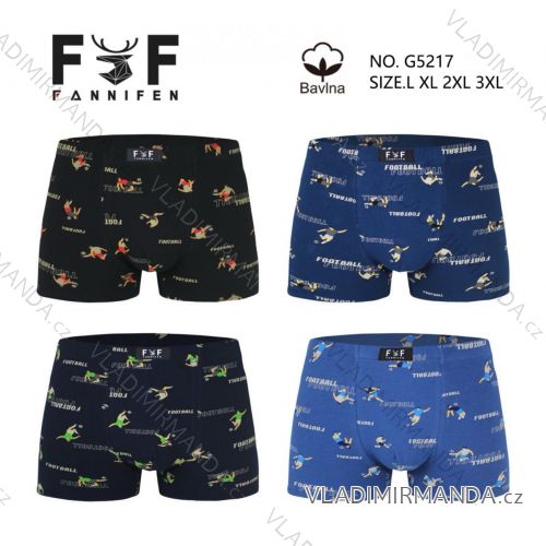 Boxerky bavlnené pánske nadrozmer (L-3XL) FNF25G5217