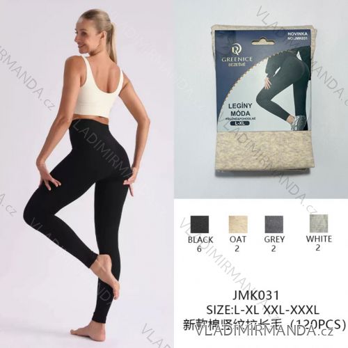Legíny dlhé bezšvové dámske nadrozmer (L -3XL) GREENICE GRE25JMK031