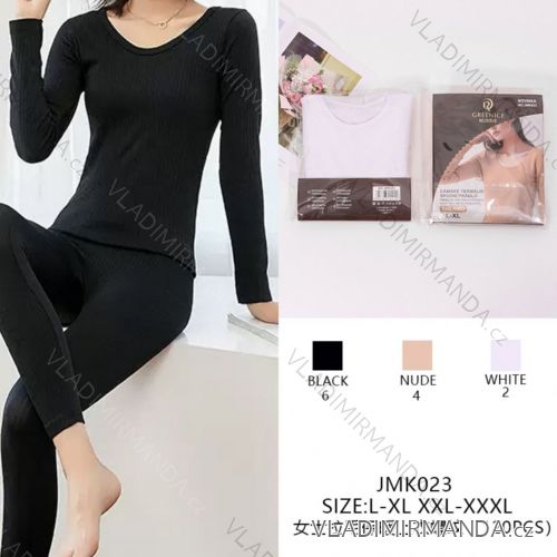 Tričko thermo dlhý rukáv dámske nadrozmer (L - 3XL) GREENICE GRE25JMK023