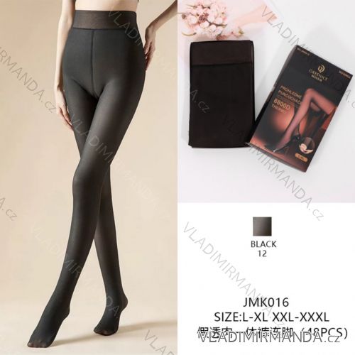 Nohavice pančuchové dámske nadrozmer (L/XL - 2XL/3XL) GREENICE GRE25JMK016