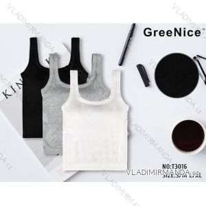 Croptop na ramienka dámsky (S/M - L/XL) GREENICE GRE25T3016