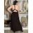 Šaty letné dlhé na ramienka variabilní zavazování dámske (S/M/L/XL ONE SIZE) TALIANSKA MÓDA IMM223000HG/DR limetková S/M
