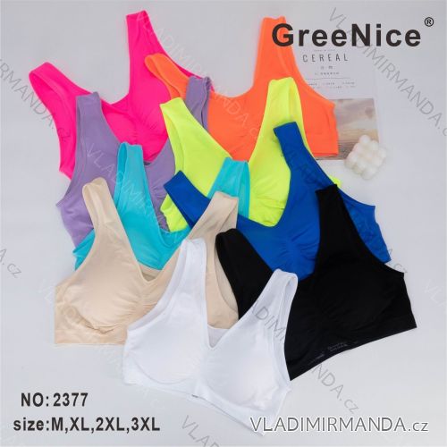 Podprsenka sportovní dámská nadrozměr (M - 3XL) GREENICE GRE252377