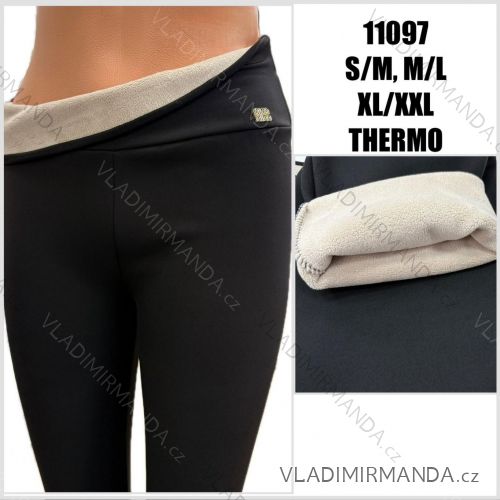 Legíny dlhé thermo dámske nadrozmer (S/M - M/L - XL2XL) MIE2511097
