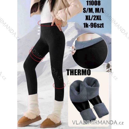 Legíny dlhé thermo dámske nadrozmer (S/M - M/L - XL/XXL) MIE2511008