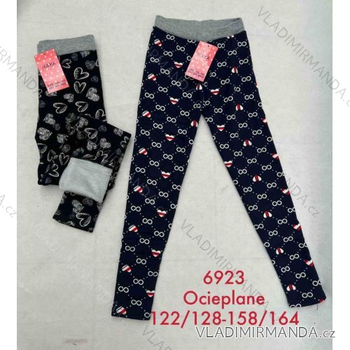 Legíny dlhé zateplené detské až dorast dievčenské (122/128 - 158/164) MIE256923