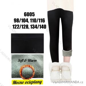 Legíny dlhé zateplené detské až dorast dievčenské (98/104 - 110/116 - 122/128 - 134/140) MIE256005