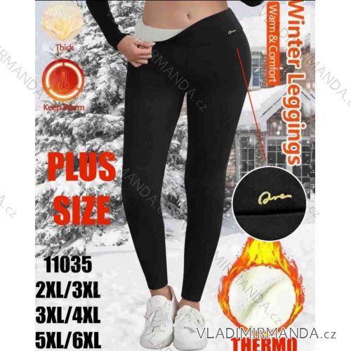Legíny dlhé thermo dámske nadrozmer (2XL/3XL - 3XL/4XL - 5XL/6LX) MIE2511035
