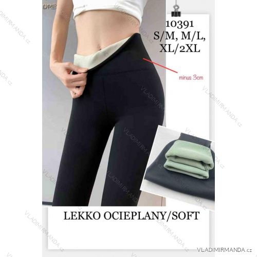 Legíny dlhé zateplené dámske nadrozmer (S/M - M/L - XL/2XL) MIE2510391