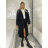 Kabát dlhý slabý s opaskom dlhý rukáv dámsky (S/M/L ONE SIZE) TALIANSKA MÓDA IMWC251111