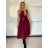Šaty dlhé elegantné bez rukávov dámske (S/M ONE SIZE) TALIANSKA MÓDA IMPDY25MDUE24796/DUR tm. modrá S/M/L