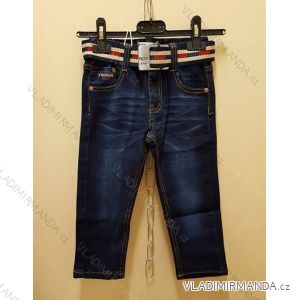 Rifle jeans v páse na gumu detské chlapčenské (98-128) HL Xiang A383
