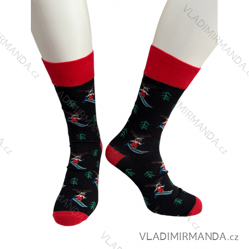 Ponožky veselé vianočné pánske (42-46) POLSKÁ MÓDA DPP250836