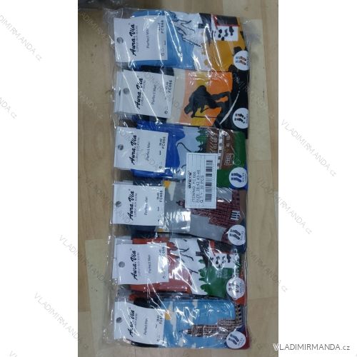 Ponožky bavlnené pánske (39-42, 43-46) AURA.VIA AURA25FC666