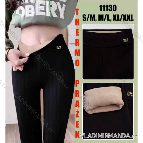 Legíny dlhé zateplené dámske nadrozmer (S/M - M/L - XL/2XL) MIE2511130