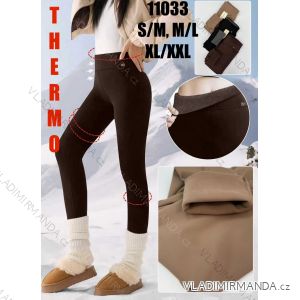 Legíny dlhé thermo dámske nadrozmer (S/M - M/L - XL/XXL) MIE2511033