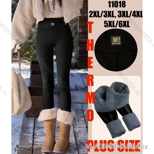 Legíny dlhé thermo dámske nadrozmer (2XL/3XL - 3XL/4XL - 5XL/6XL) MIE2511018