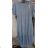 Šaty letné dámske nadrozmerné (uni xl-3xl) TALIANSKA MóDA IM7171053/DR staroružová