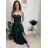 Overal dlhý elegantný carmen na ramienka dámsky (XS/S/M ONE SIZE) TALIANSKA MÓDA IMWHP25956/DUR ružová staroružová XS/S/M